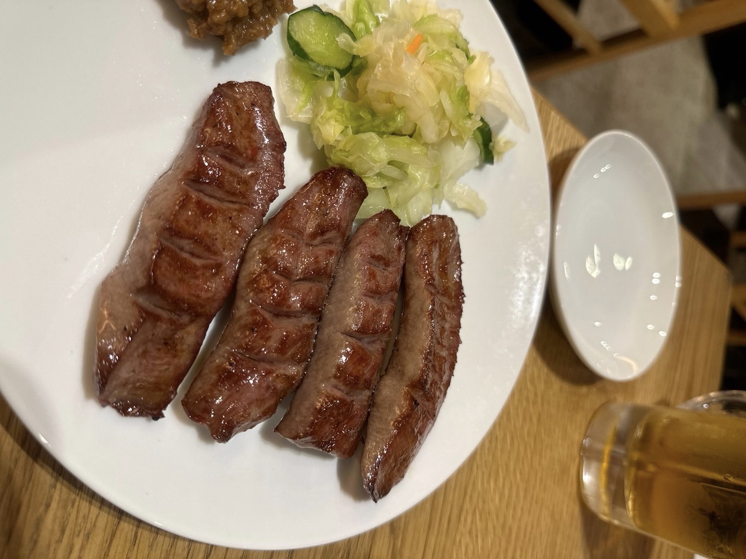 牛たん料理 閣 初恋通り店 たん焼(4枚)　\2,200