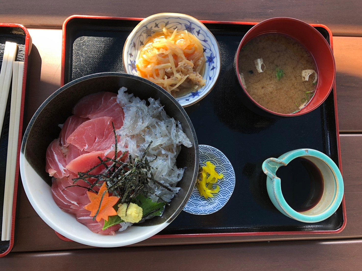 道の駅志原海岸海来館の海鮮丼